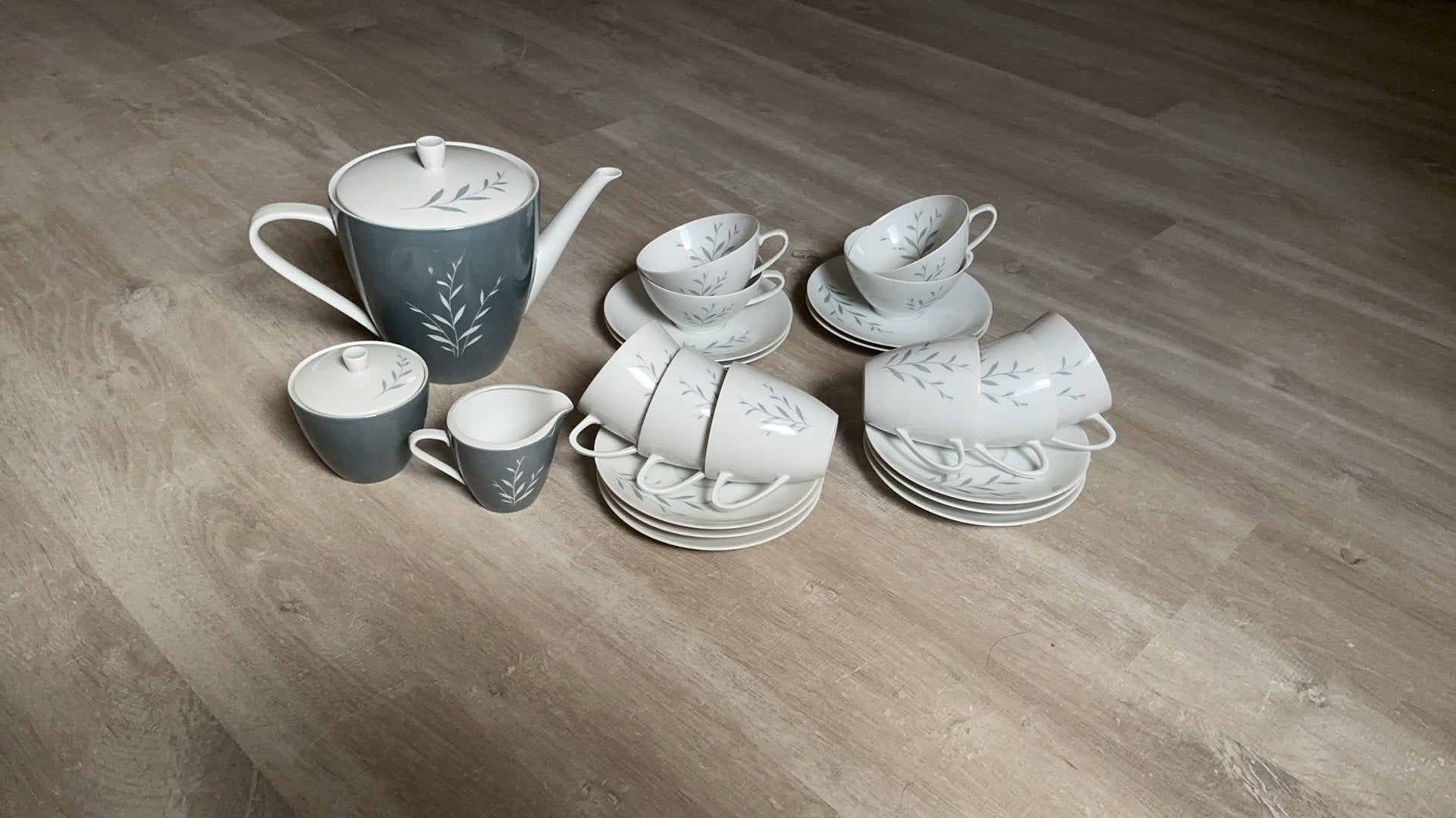 Vintage Bavaria Tirschenreuth theeservies - 6 personen, Overige merken, Vintage, Nieuw, Ophalen of Verzenden
