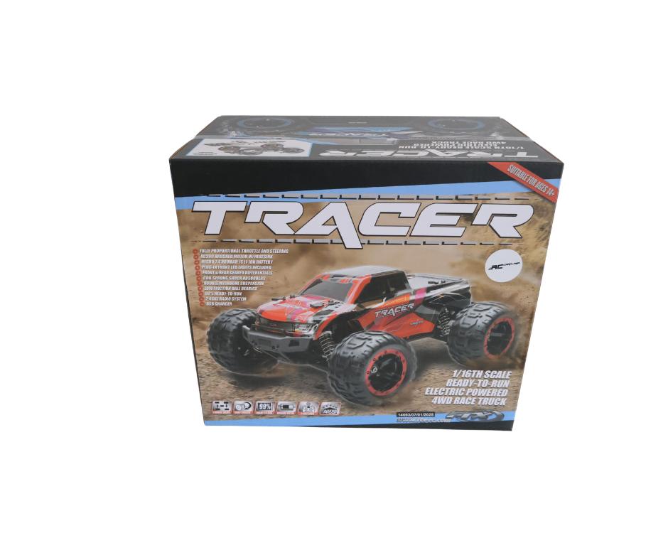 FTX TRACER 1/16 4WD MONSTER TRUCK RTR - BLUE, Hobby en Vrije tijd, Modelbouw | Radiografisch | Auto's, Ophalen of Verzenden, Nieuw