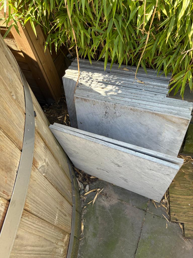 Natuursteen terrastegels - 50x50cm, Tuin en Terras, Tegels en Klinkers, Ophalen, Nieuw, Terrastegels, Natuursteen