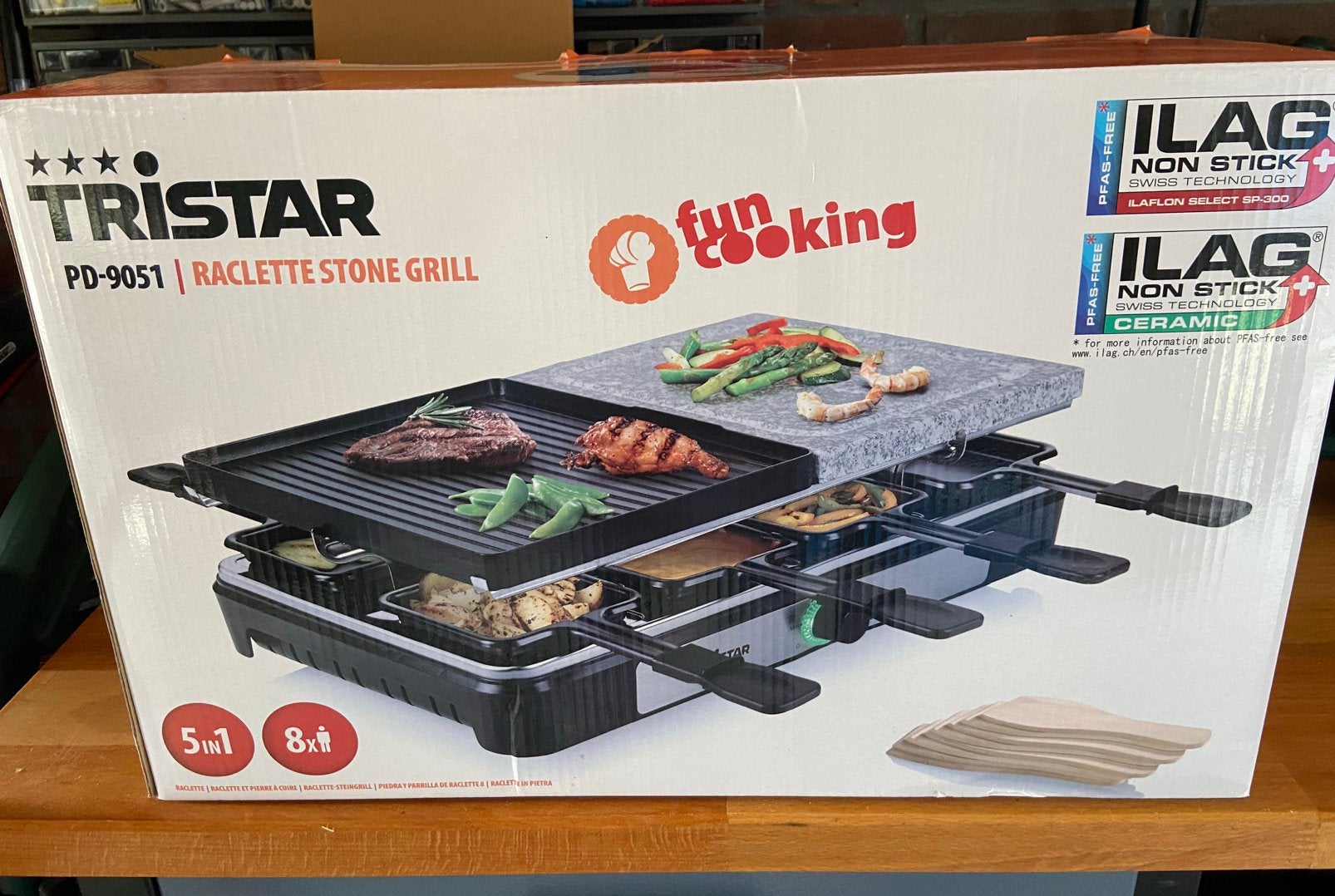 Tristar Gourmetstel, Ophalen, Zo goed als nieuw, 8 personen of meer