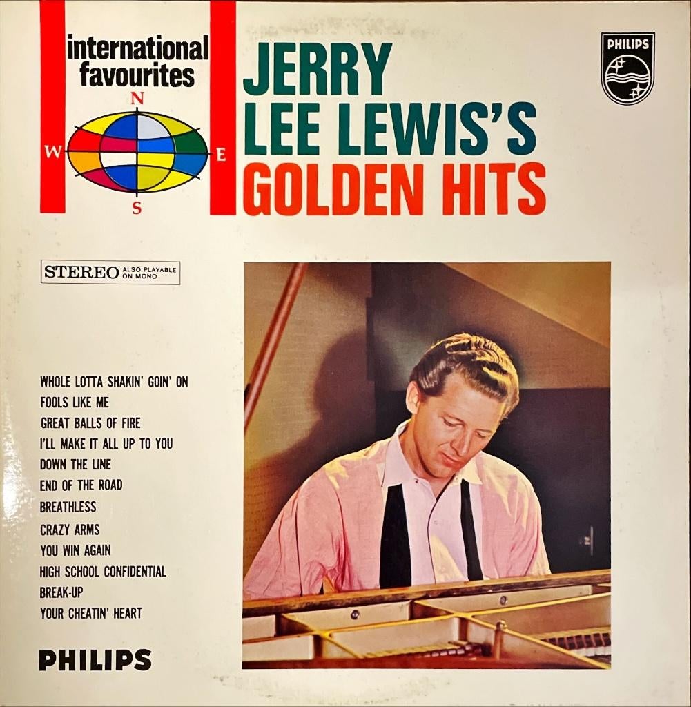 Jerry Lee Lewis - Golden Hits - Vinyl, Ophalen of Verzenden, Gebruikt, 12 inch, Rock-'n-Roll