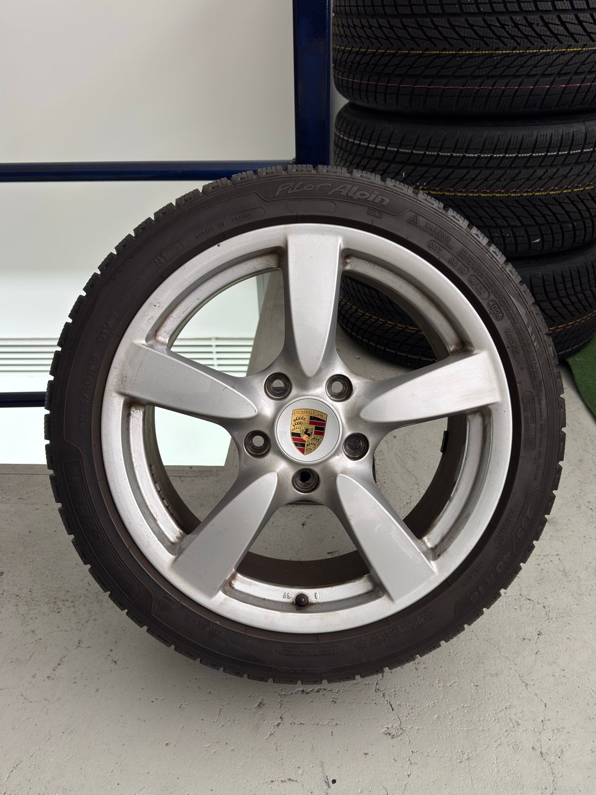 Originele Porsche Boxster/Cayman S 987.1 18-inch velgen, Ophalen, 18 inch, Gebruikt, Banden en Velgen
