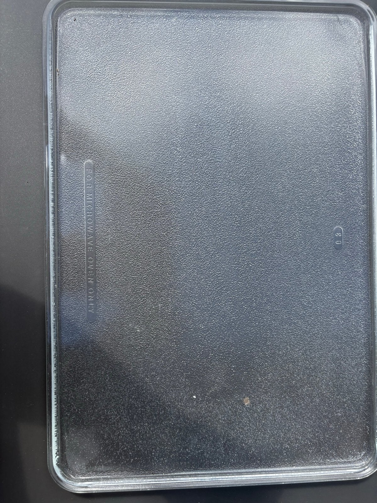 Glazen schaal voor magnetronoven (30 cm), Ophalen of Verzenden, Gebruikt, 45 tot 60 cm, Minder dan 45 cm