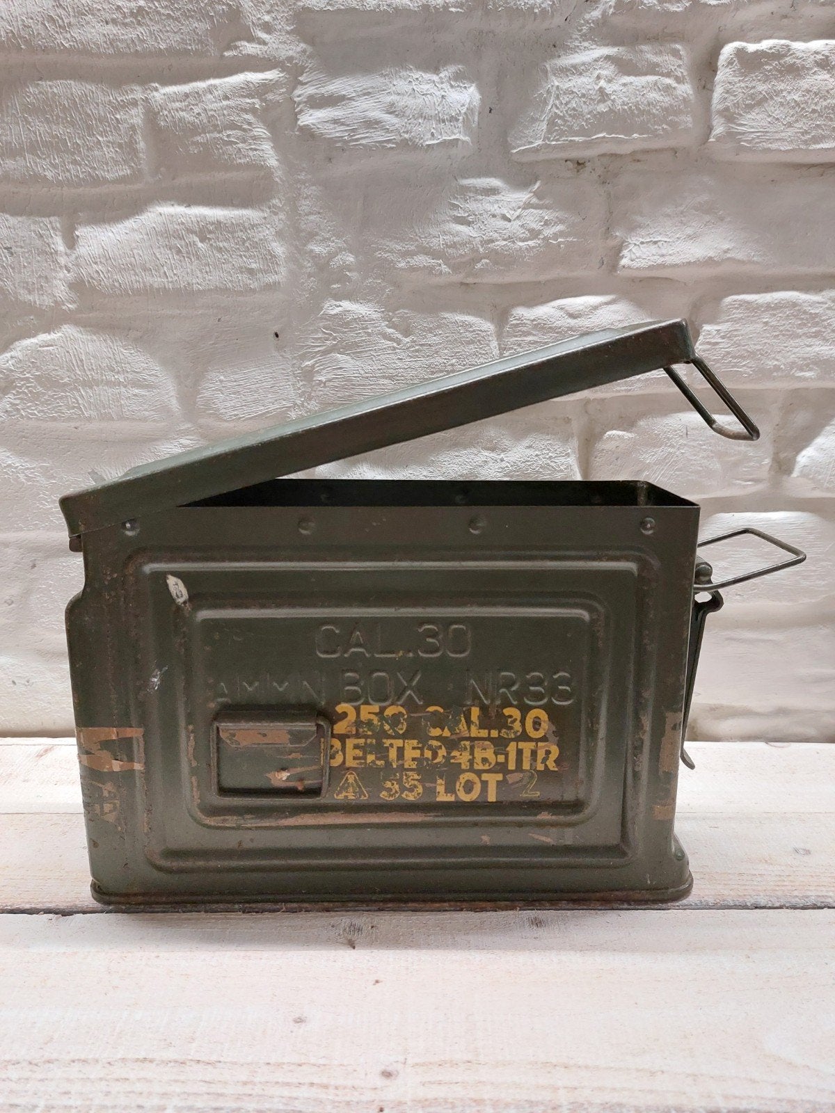 Vintage Munitiekist CAL.30 - Authentieke Ammo Box, Verzenden, Overige soorten, Overige gebieden, Kist of Geocache