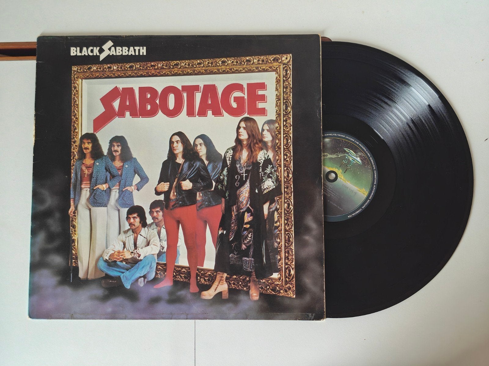 Black Sabbath – Sabotage (LP, 1975) Original German Pressing, LP, Gebruikt, Hard Rock, Originele persing