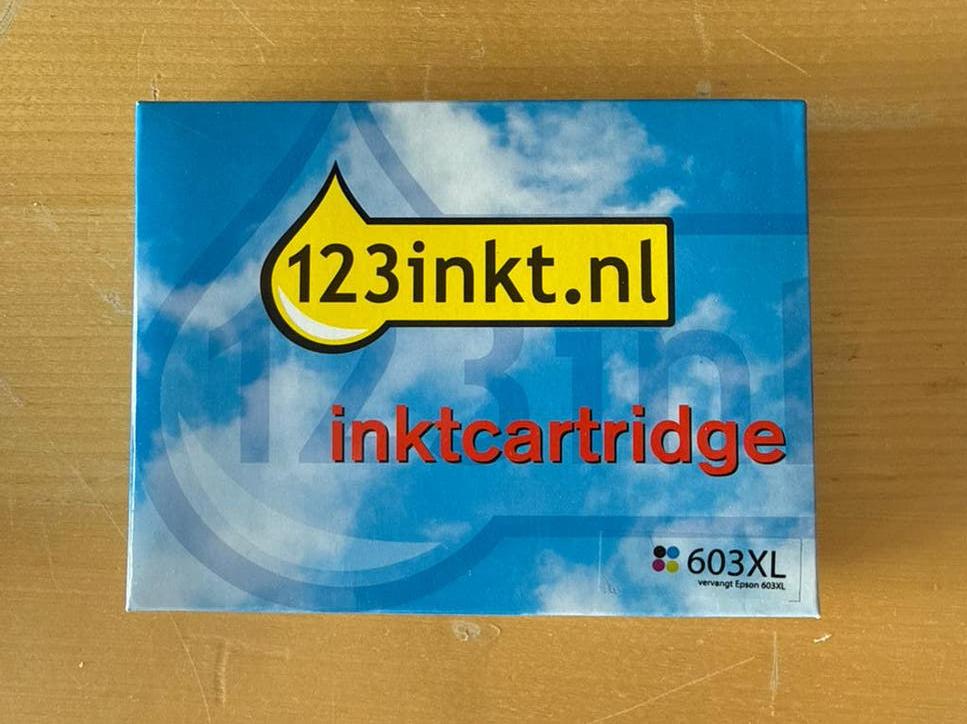123inkt Inktcartridge 603XL - Zwart en Kleur Set, Ophalen, Zo goed als nieuw, Cartridge