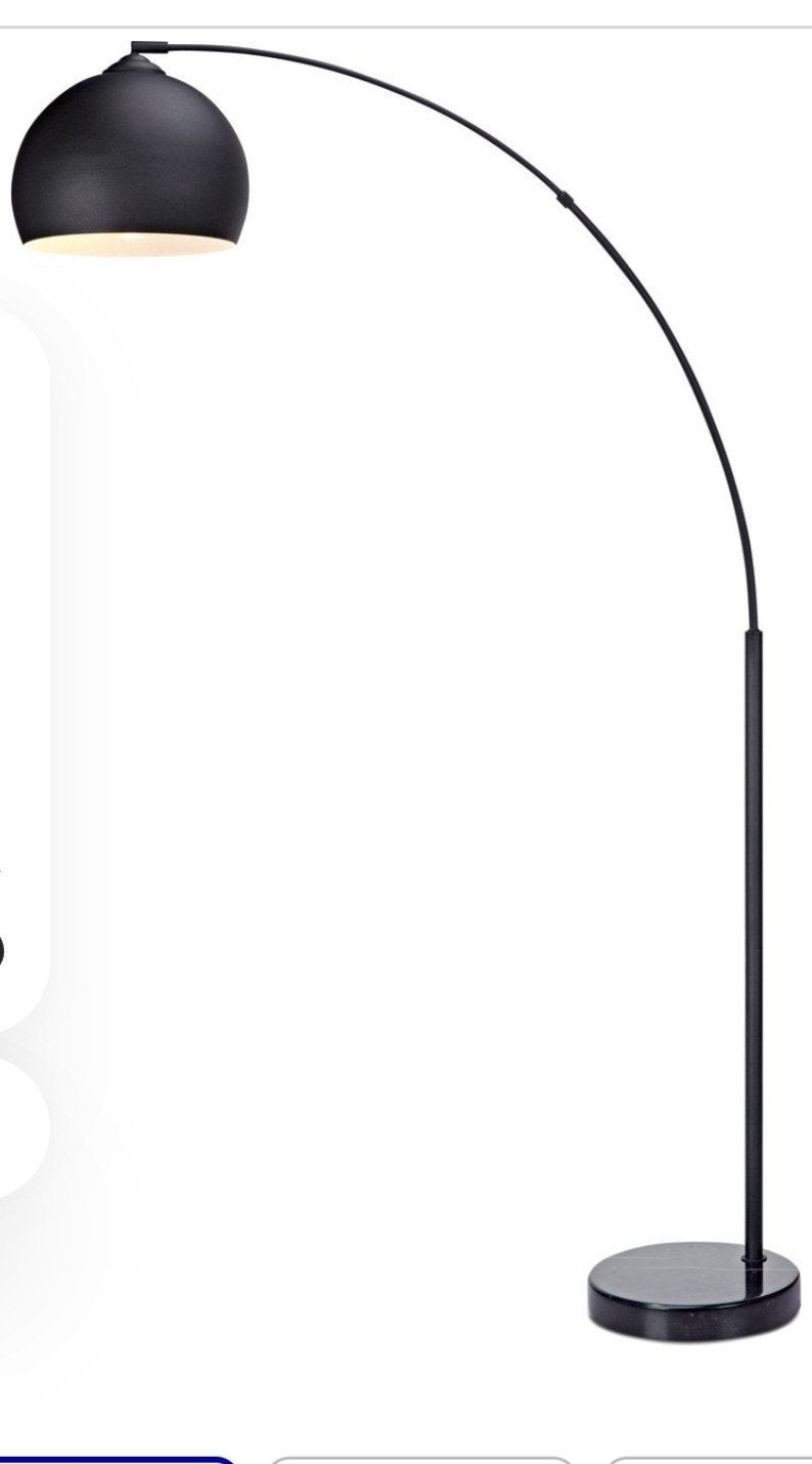 Booglamp Vloerlamp Zwart  - Modern Design, Huis en Inrichting, Ophalen, Modern, Industrieel, 200 cm of meer, E27 (groot)