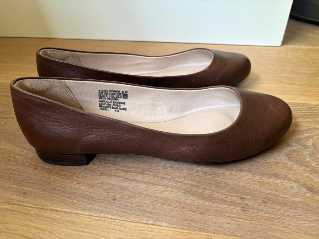 Rockport leren ballerinas maat 39, Ophalen of Verzenden, Nieuw, Zwart, Sneakers of Gympen