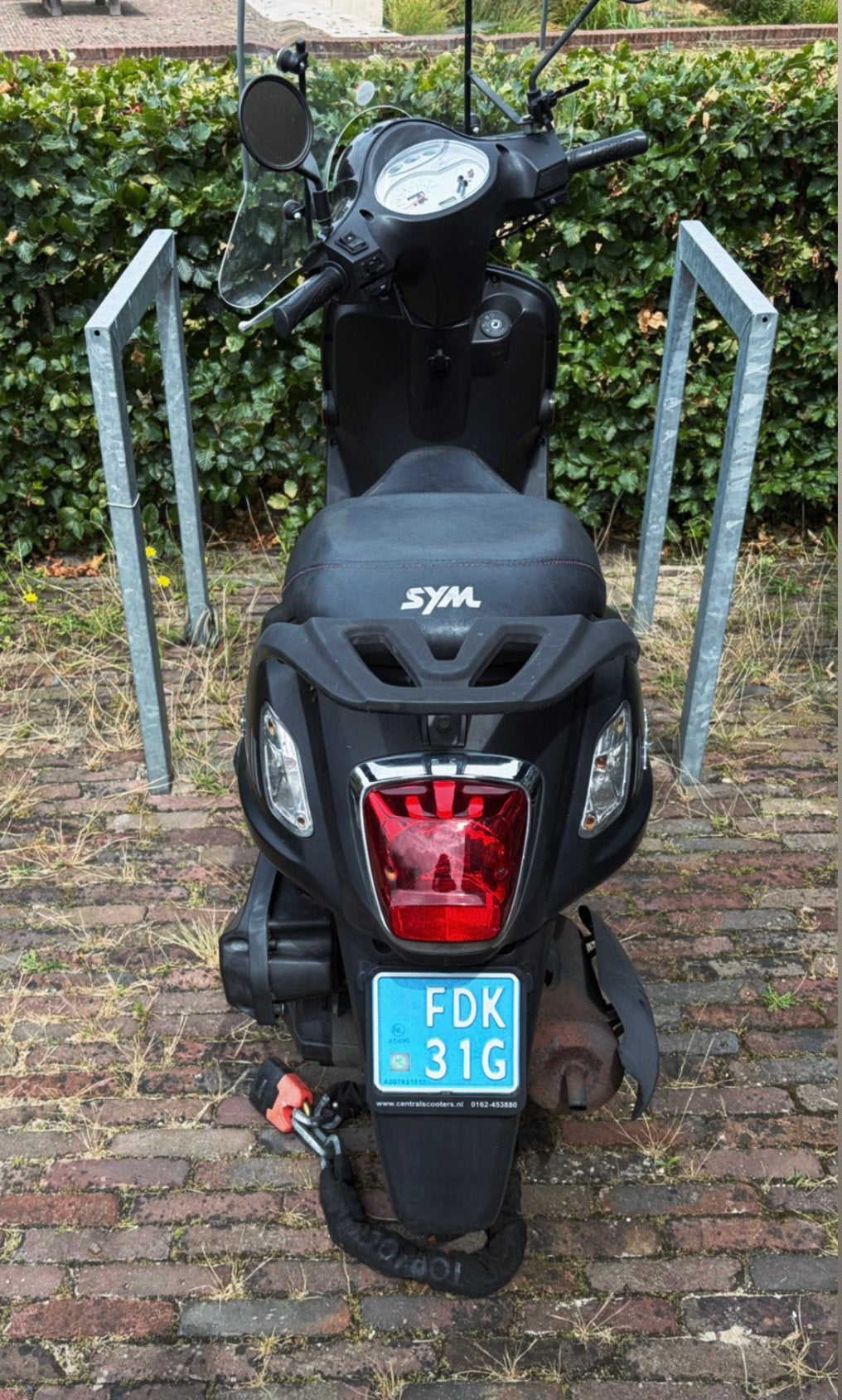 Scooter SYM Fiddle II Mat Zwart, Fietsen en Brommers, Ophalen, Gebruikt, Maximaal 45 km/u, Benzine
