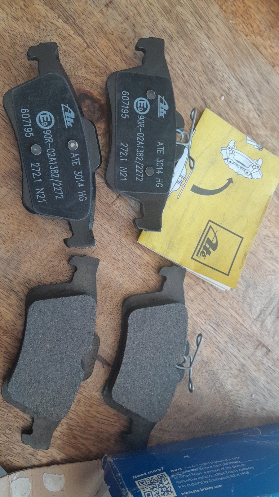 ATE Remblokkenset achteras - Ford, Volvo, Mazda, Opel, Saab, Ophalen of Verzenden