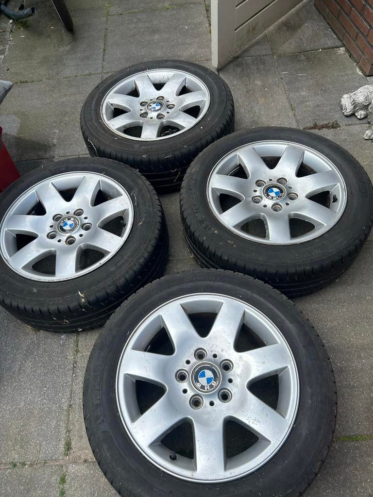 BMW Velgen met Zomerbanden 205/55 R16, Auto diversen, Ophalen