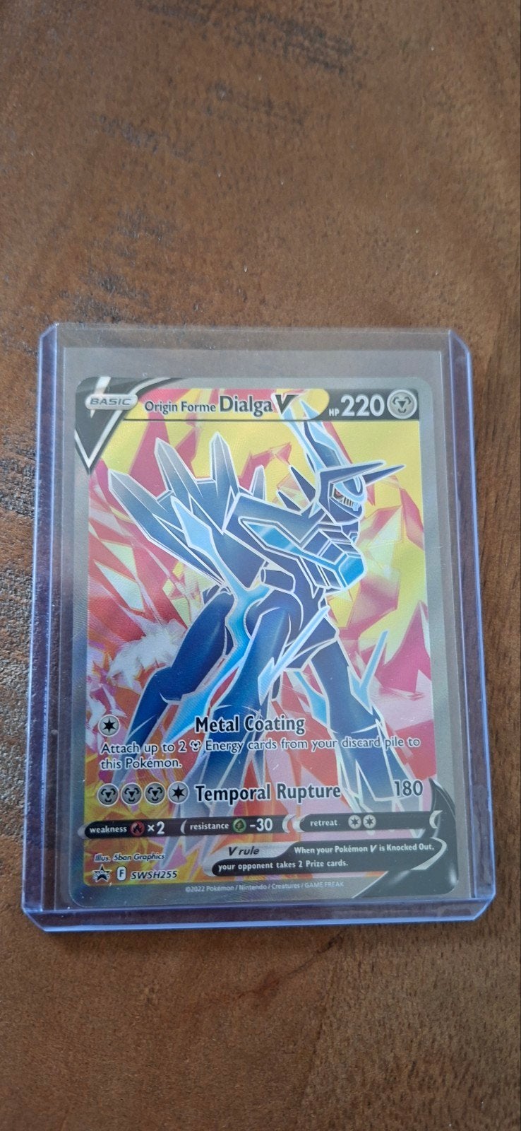 Origin Forme Dialga V SWSH255 Pokémon Kaart, Hobby en Vrije tijd, Ophalen of Verzenden