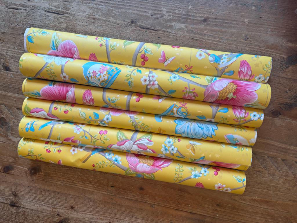 Behang Pip Studio geel, Ophalen, Minder dan 10 m², Geel, Vrolijk