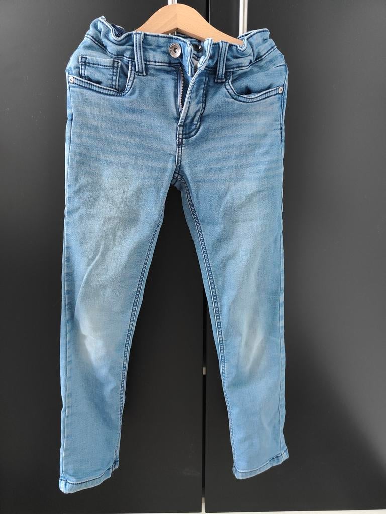 Stoere Slim Fit Jeans voor Jongens - Maat 140, Broek, Jongen of Meisje, Ophalen of Verzenden, Zo goed als nieuw
