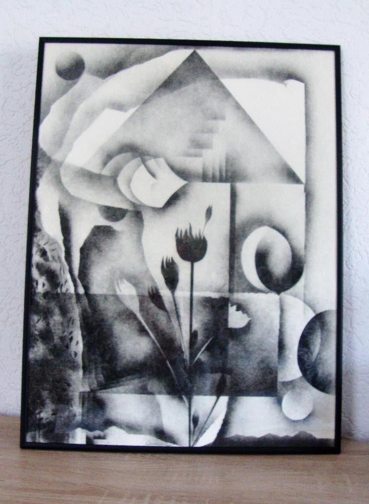 Ghislain Dussart '' tulips ''  1945-199 - nieuw / ingelijst, Ophalen of Verzenden