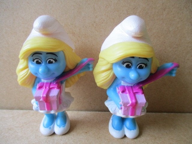 adv10800 smurfen poppetje 24, Verzamelen, Ophalen, Smurfen, Gebruikt, Beeldje of Figuurtje