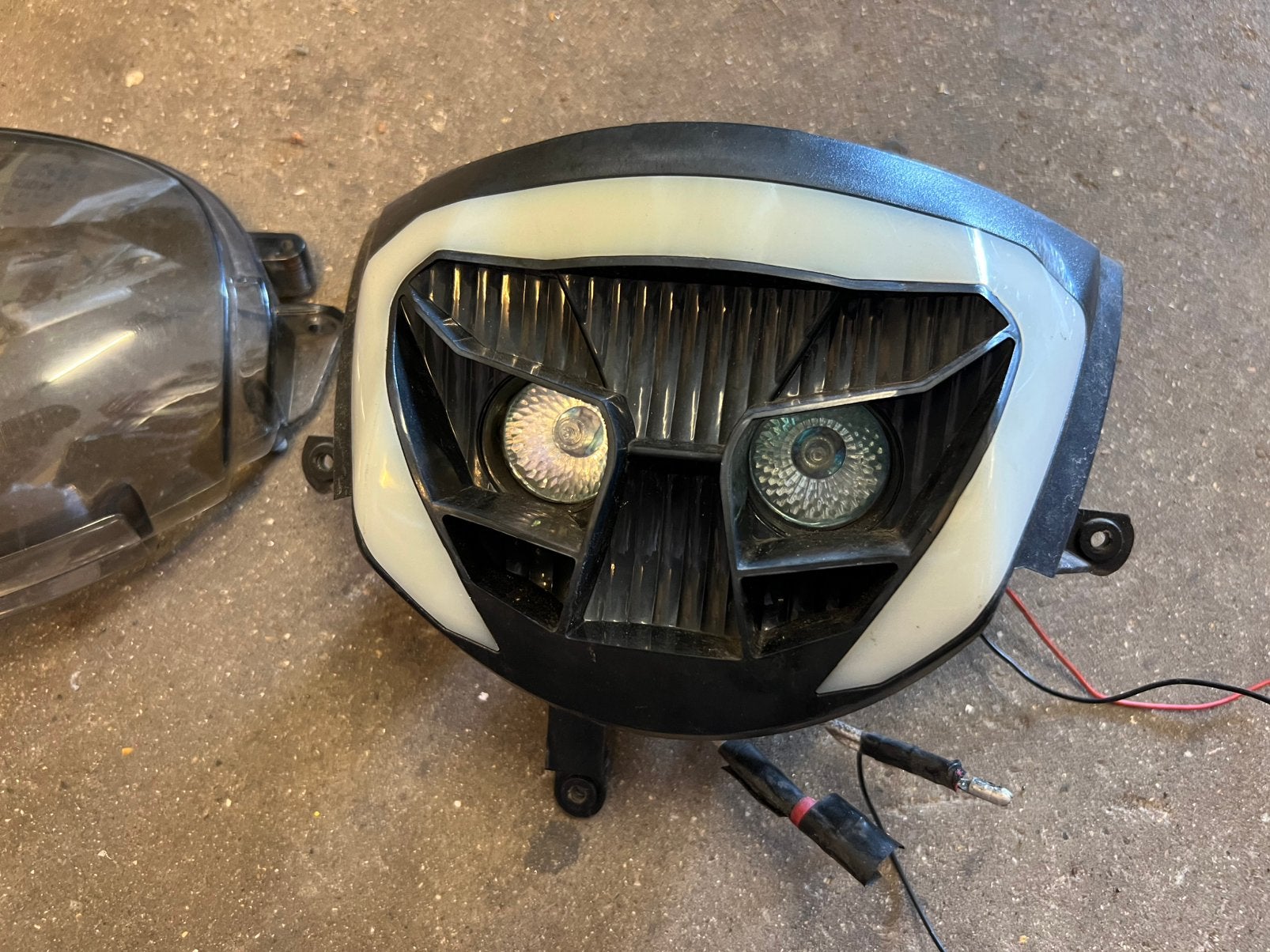 Piaggio Zip 2000 booskijker koplamp Led smoke tellerglas, Piaggio, Overige typen, Koplamp, Ophalen of Verzenden