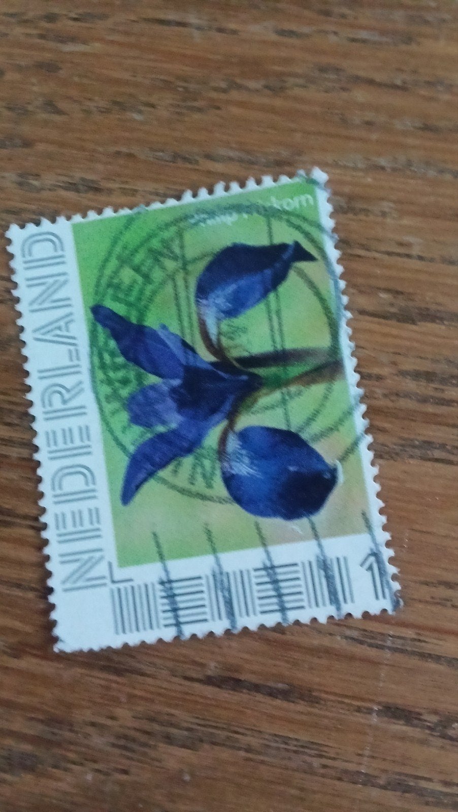 Persoonlijke postzegel Nederland - Blauwe bloemen, Postzegels en Munten, Postzegels | Nederland, Ophalen of Verzenden
