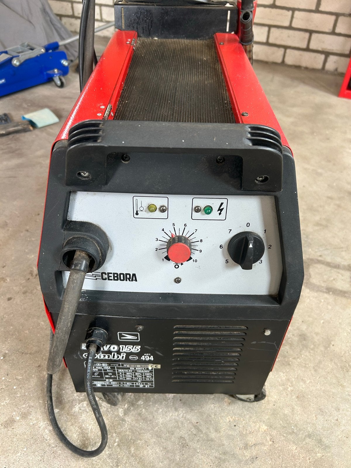 Cebora Bravo 155 Combi MIG/MAG Lasapparaat, Doe-het-zelf en Verbouw, Gereedschap | Lasapparaten, Ophalen of Verzenden, Gebruikt