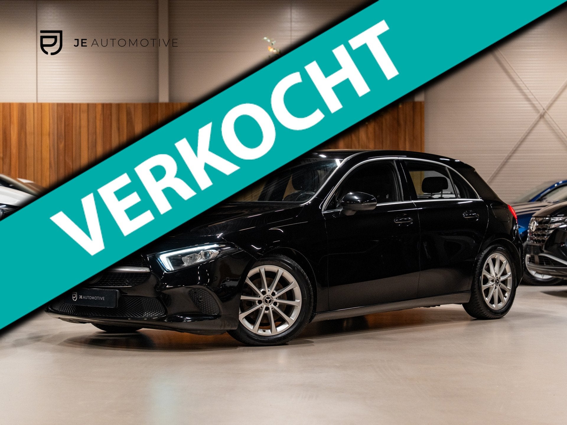 Mercedes-Benz A-klasse 200 Business Solution, Volledig Led,, Dealer onderhouden, Gebruikt, Zwart, 4 cilinders
