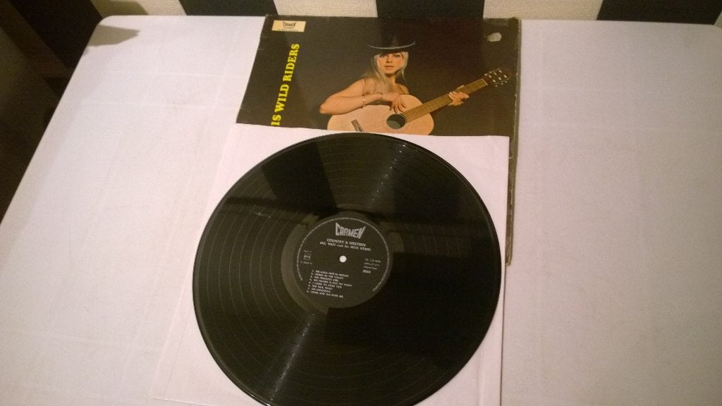 Bill west and his wild riders ‎– country & western, Ophalen, LP, Gebruikt, 12 inch