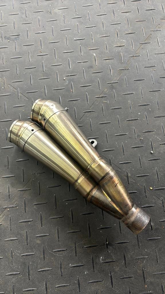 Laser X-treme sportdemper + linkpipe, Ophalen of Verzenden, Gebruikt