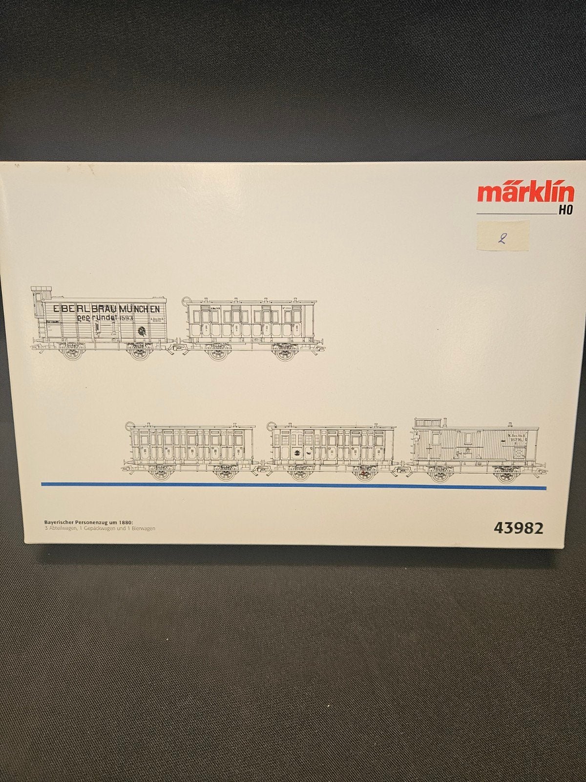 Märklin H0 43982 Treinset Bayerische Personenwagen, Wisselstroom, Treinset, Info@maerklin.de, Ophalen of Verzenden