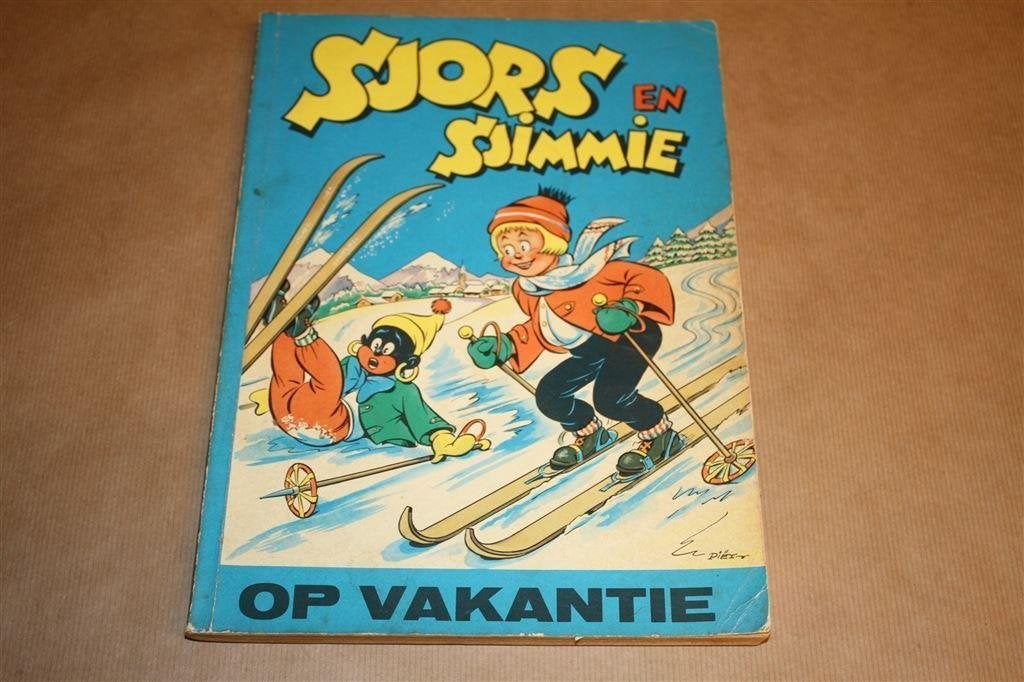 Sjors en Sjimmie op vakantie - 1957, Eén stripboek, Ophalen of Verzenden, Gelezen