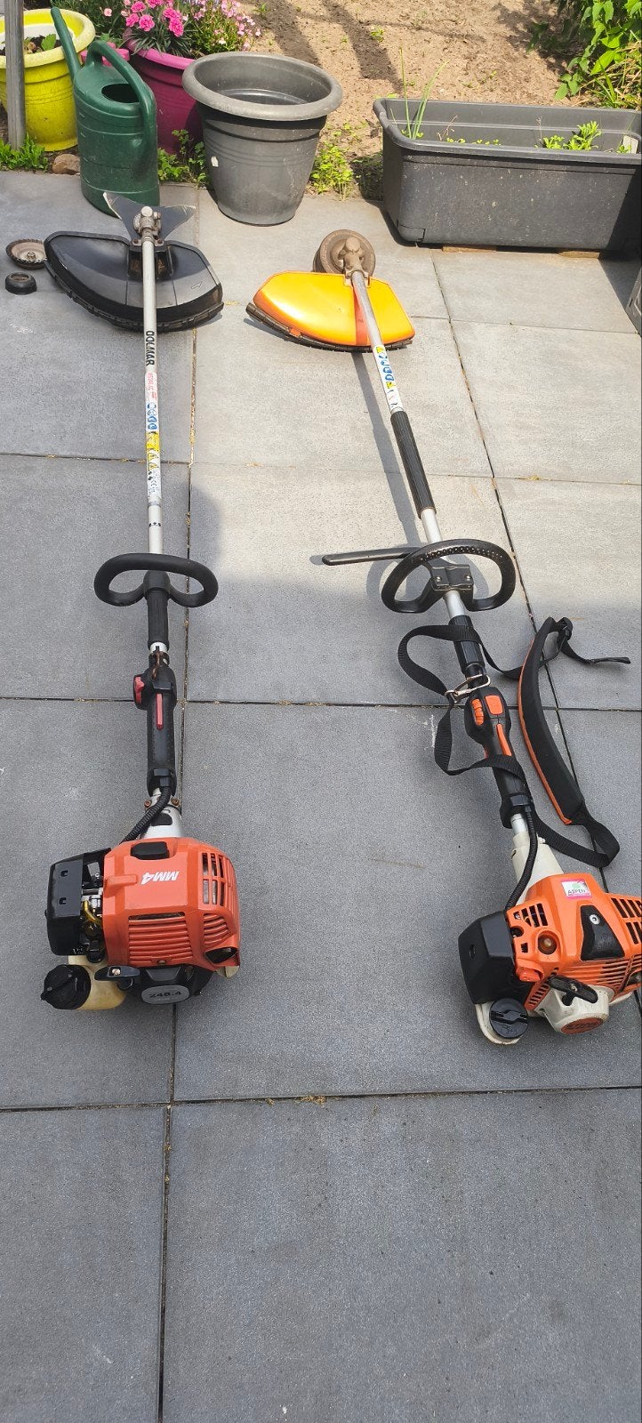 Stihl en Dolmar Bosmaaier s, Ophalen of Verzenden, Benzine