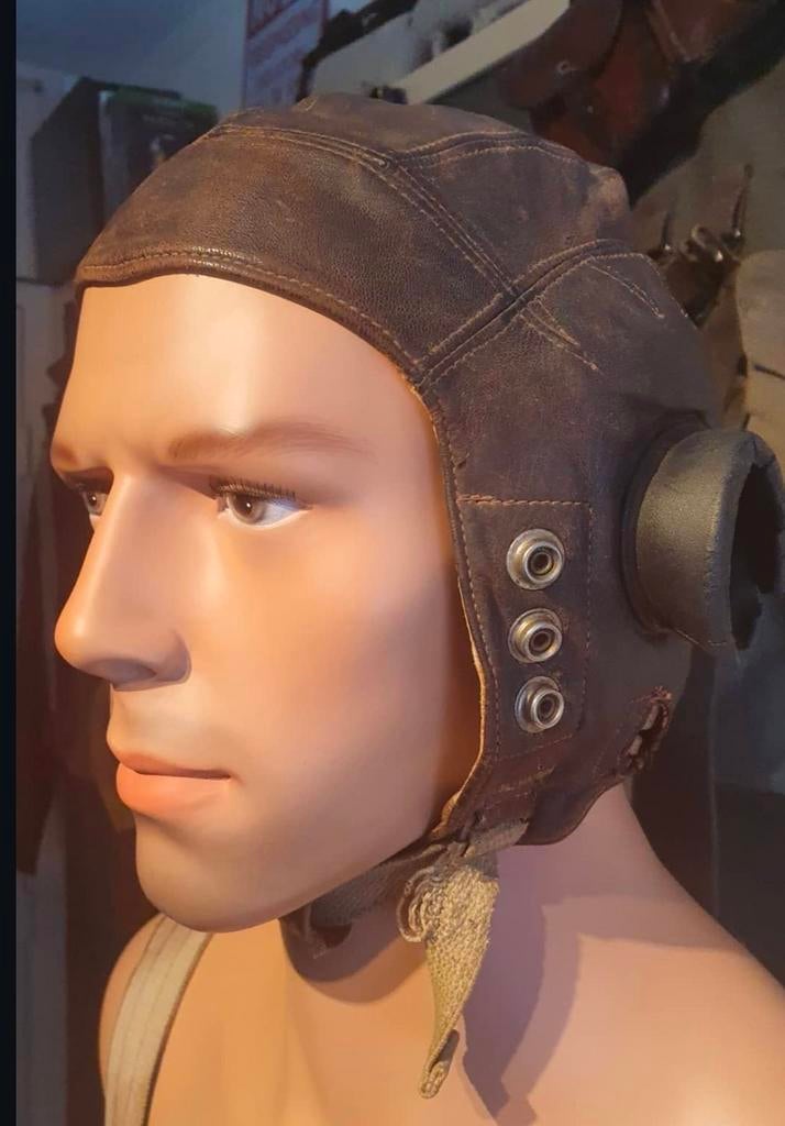 Ww2 RAF C-type vliegeniers helm laat model, Ophalen of Verzenden, Helm of Baret