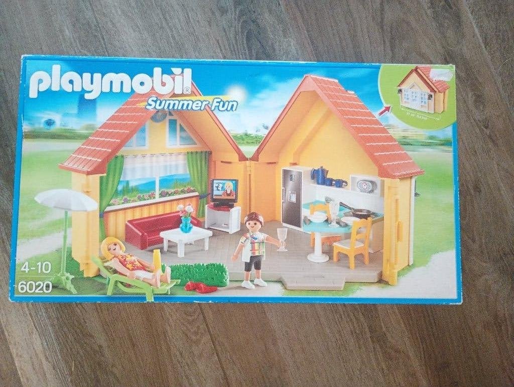 Playmobil vakantiehuis, Ophalen, Gebruikt, Gebouw, Complete set