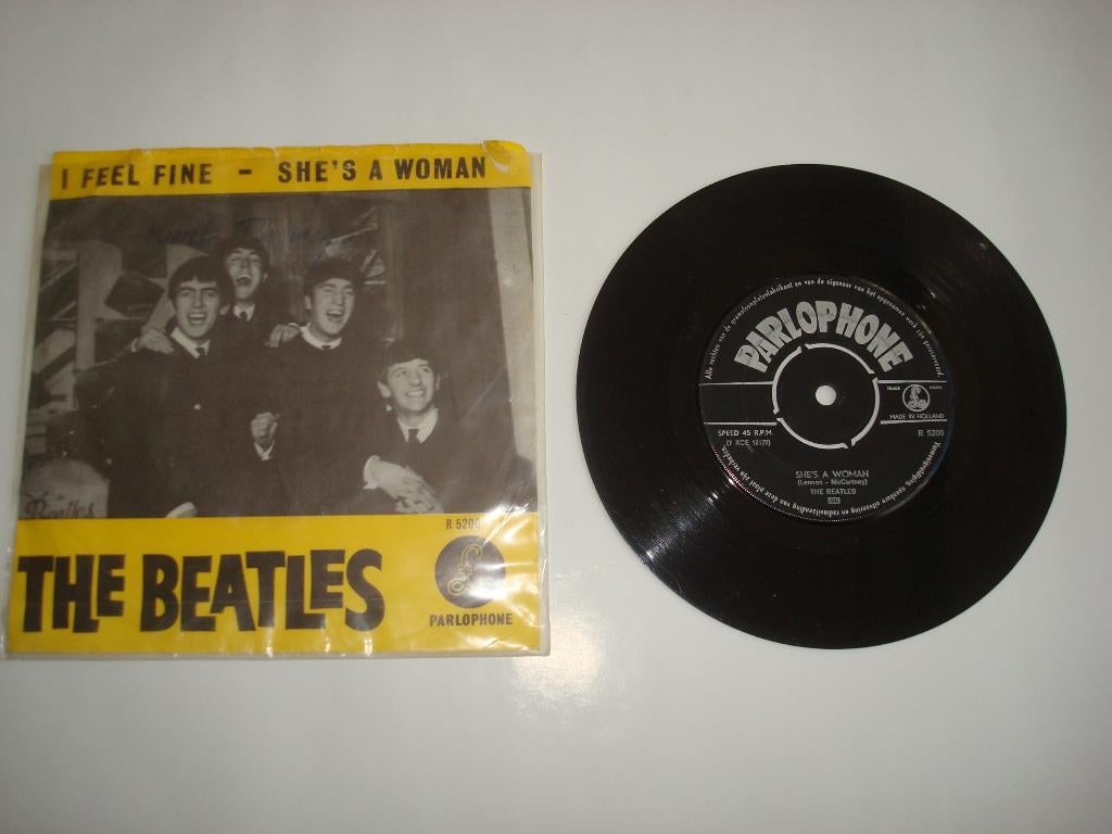 Single The Beatles., Cd's en Dvd's, Vinyl Singles, Gebruikt, 7 inch, Single, Ophalen of Verzenden