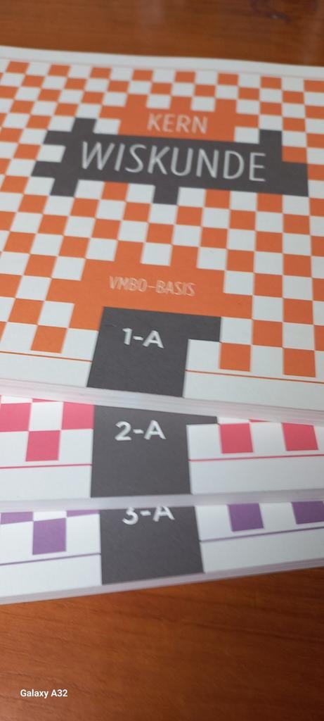 Kern Wiskunde VMBO Basis 1-A, 2-A, 3-A, Ophalen of Verzenden, Zo goed als nieuw, VMBO, Wiskunde A