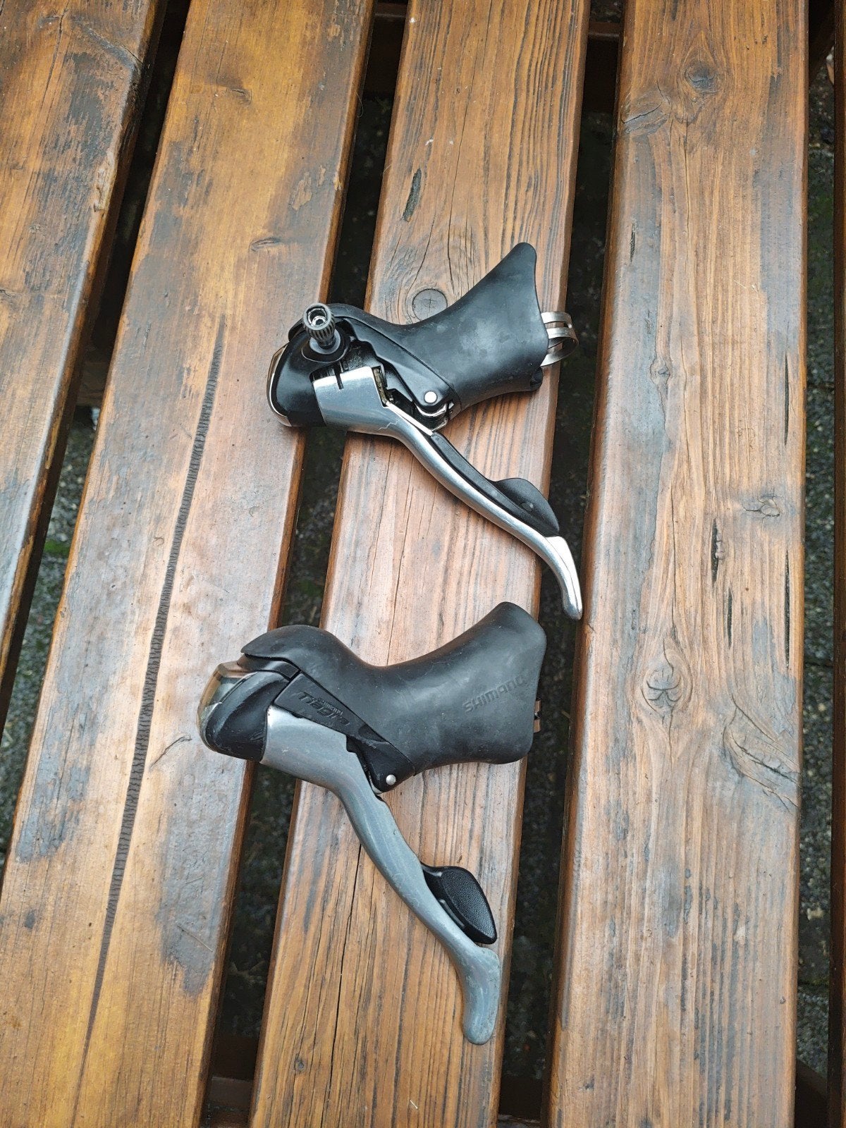Shimano ST-4600 en ST-4603 3x10 speed shifters, Fietsen en Brommers, Fietsonderdelen, Gebruikt, Overige typen, Ophalen of Verzenden