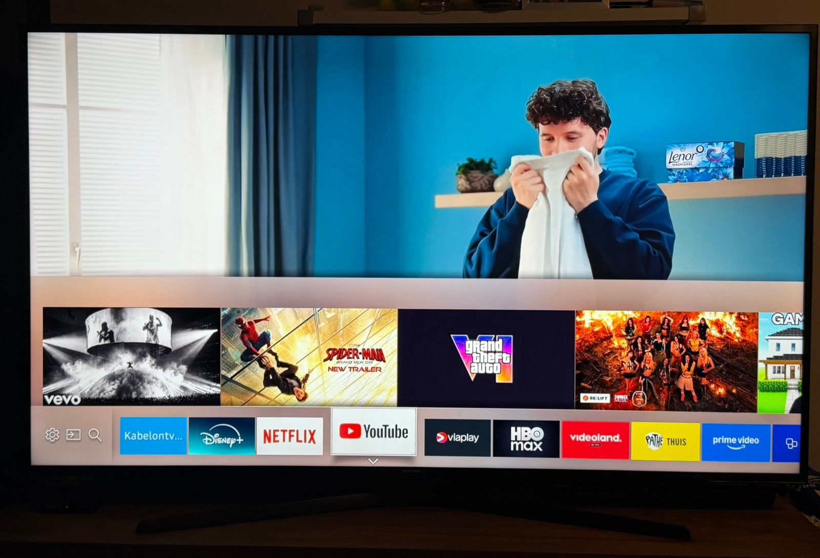 SAMSUNG 4K smart tv, Ophalen, 50 Hz, Samsung, 100 cm of meer