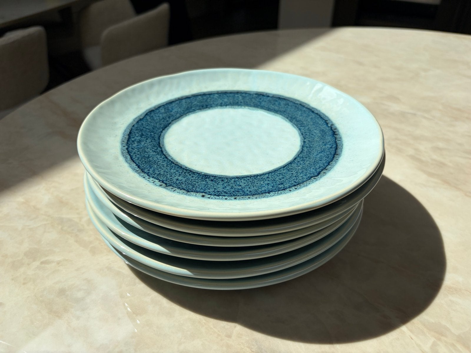 Nieuwe ontbijtborden - 23cm doorsnede 6 st., Ophalen, Overige merken, Nieuw, Bord(en)