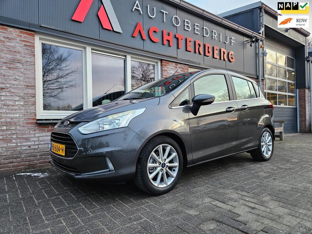 Ford B-Max 1.0 EcoBoost Titanium NAP! Airco! Cruise Control!, Voorwielaandrijving, Gebruikt, Origineel Nederlands, Bedrijf