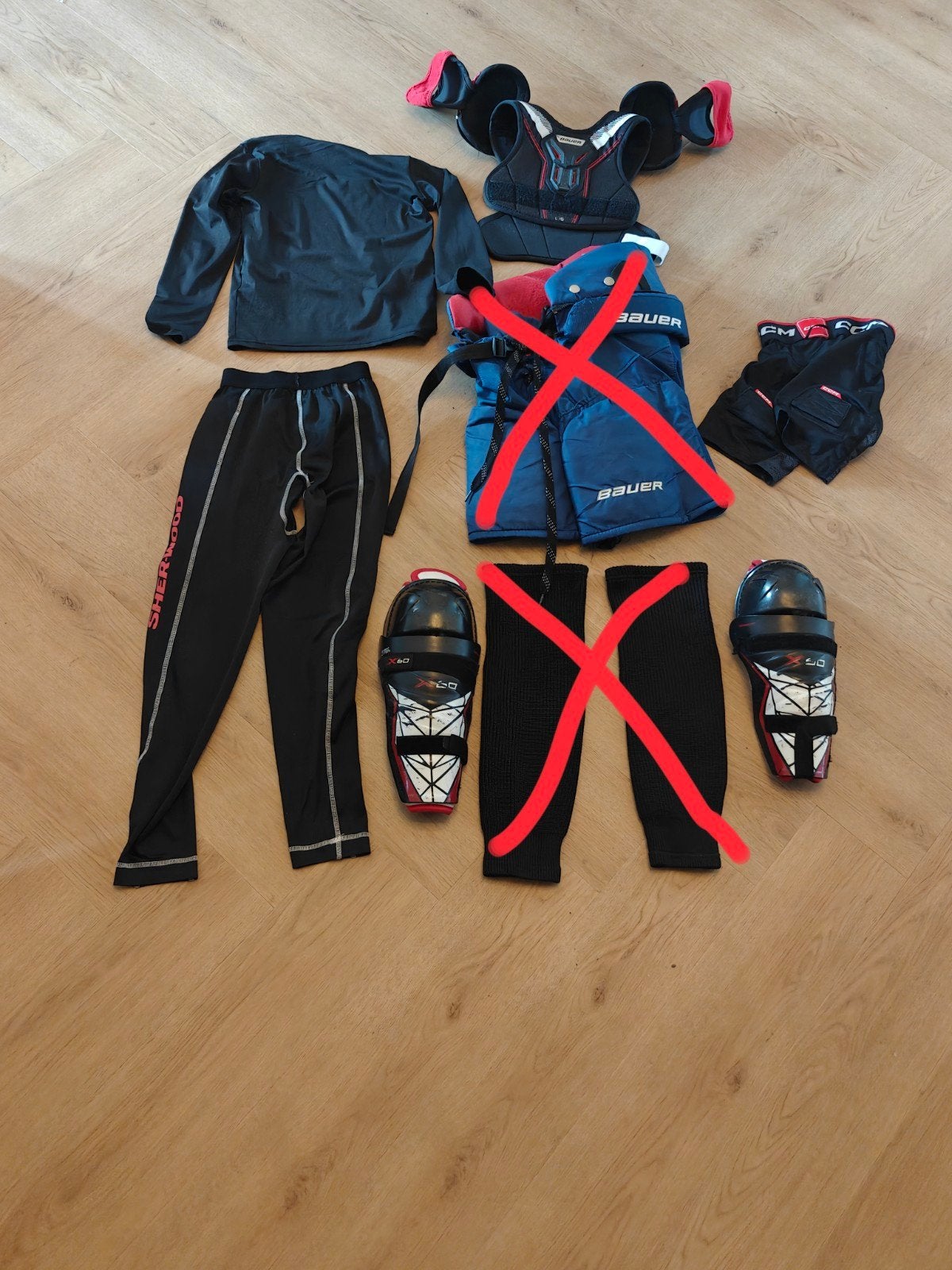 Ijshockeyuitrusting voor kinderen (meisjes), Sport en Fitness, IJshockey, Ophalen of Verzenden, Gebruikt, Bescherming