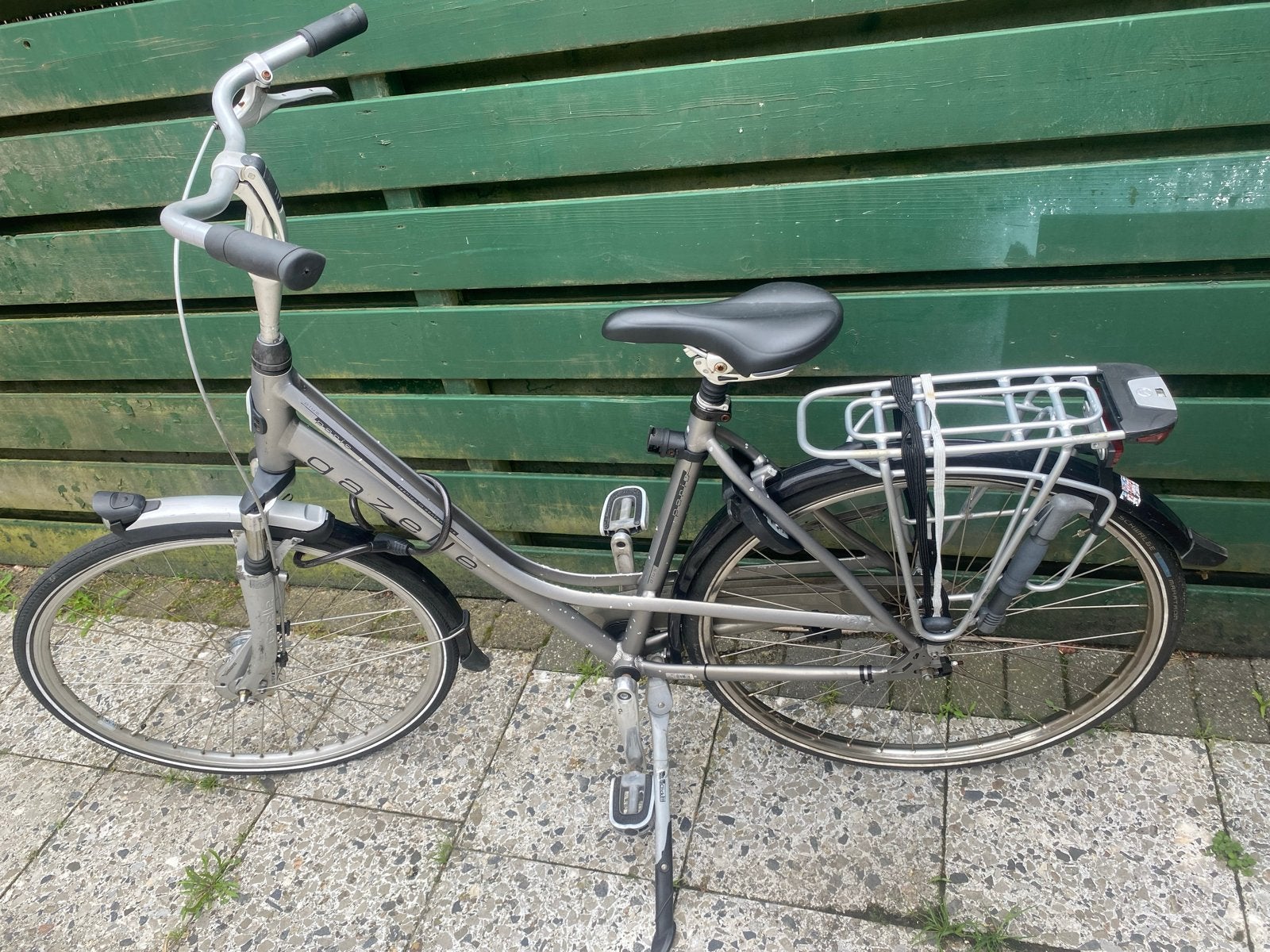 Gazelle fiets met lage instap en versnellingen, Velgrem, Ophalen of Verzenden, Gazelle, 53 tot 56 cm