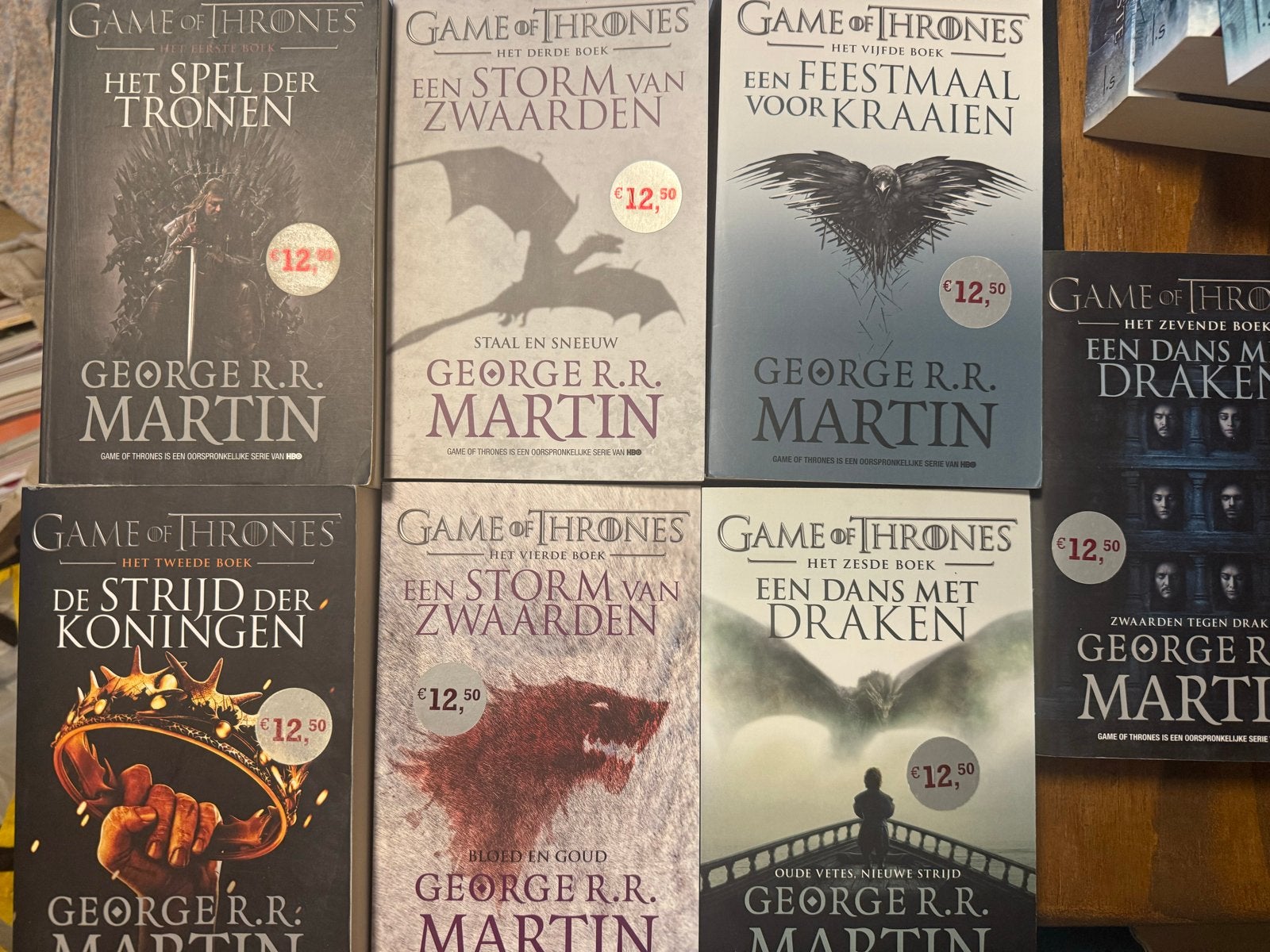 Game of Thrones Boekenreeks - George R.R. Martin, Boeken, Ophalen of Verzenden, Gelezen