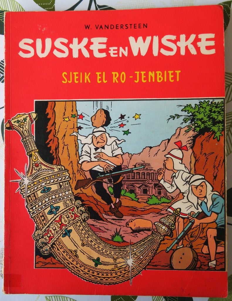 Suske en Wiske nr 50 Sjeik El Ro Jenbiet 1 druk., Gelezen, Willy Vandersteen, Eén stripboek, Ophalen of Verzenden
