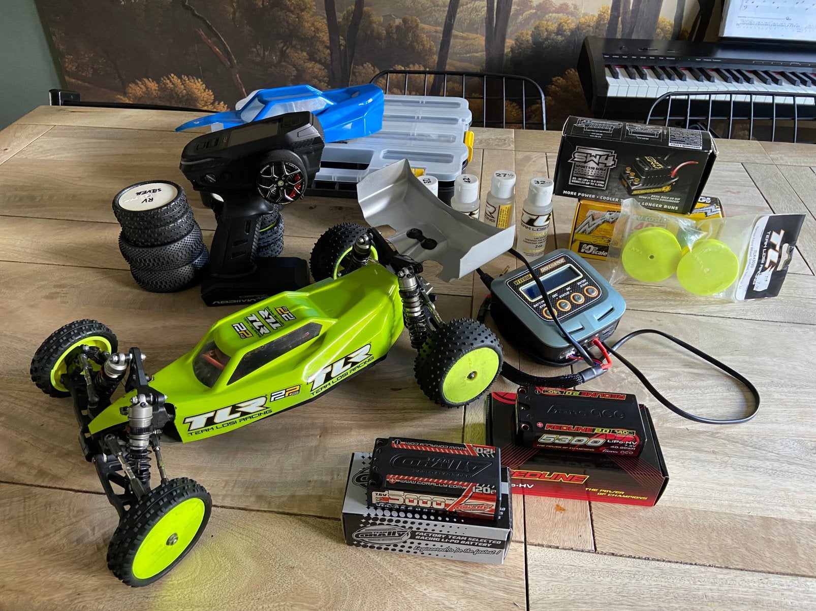 TLR 22 4.0 elite wedstrijd buggy 1:10 Losi 2WD RTR, Hobby en Vrije tijd, Ophalen of Verzenden, Gebruikt, Overige schalen, Auto offroad