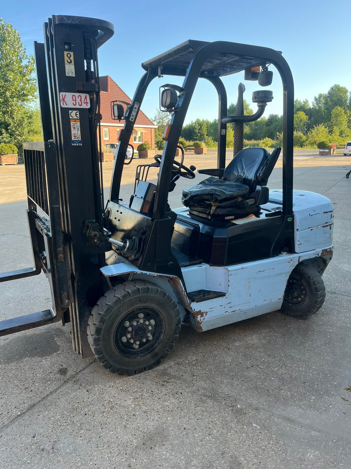 Heftruck 2,5 ton diesel, Tuin en Terras, Utilef, Komatshu, Www.kts.nl, Bestuurbaar via app