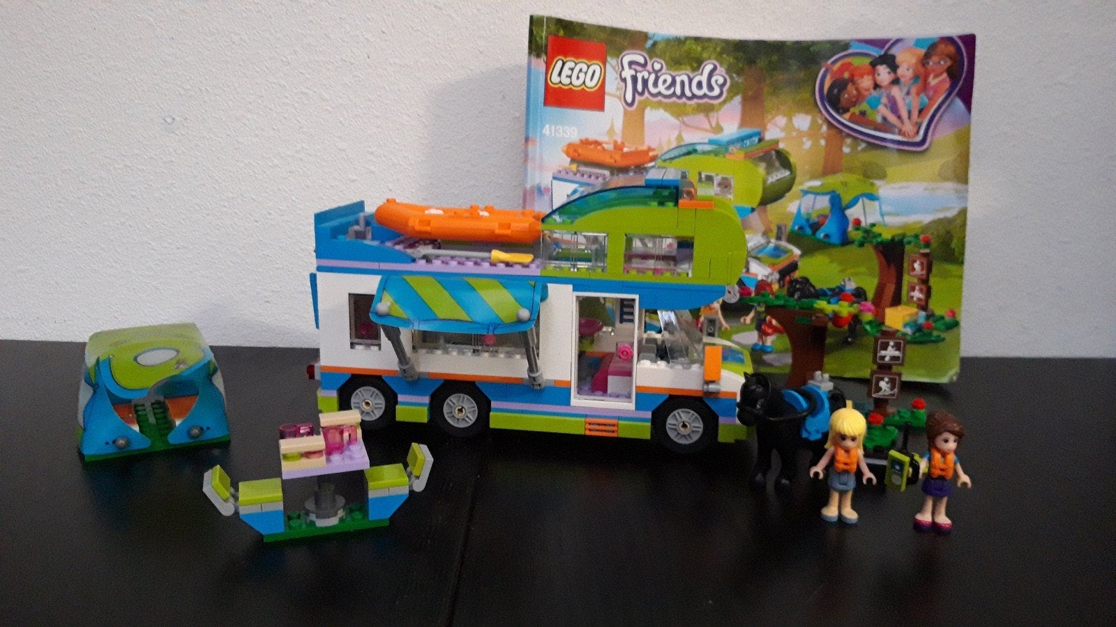 Lego Friends 41339 Mia's camper, Gebruikt, Lego, Friends, Ophalen of Verzenden