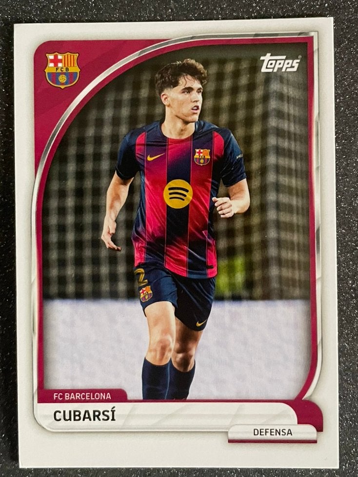Topps FC BARCELONA 2025    CUBARSÍ, Verzenden, Zo goed als nieuw, Plaatje