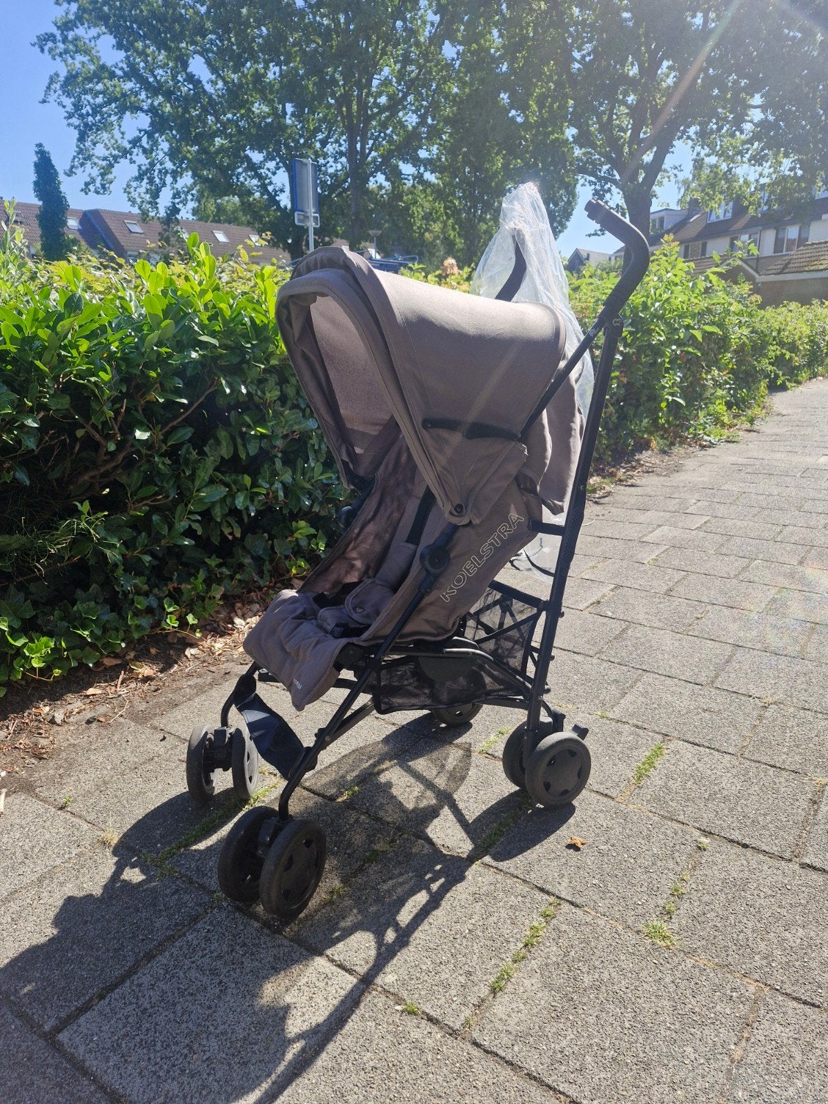 Koelstra buggy met regenhoes - gebruikt, Kinderen en Baby's, Buggy's, Ophalen, Gebruikt, Koelstra, Regenhoes