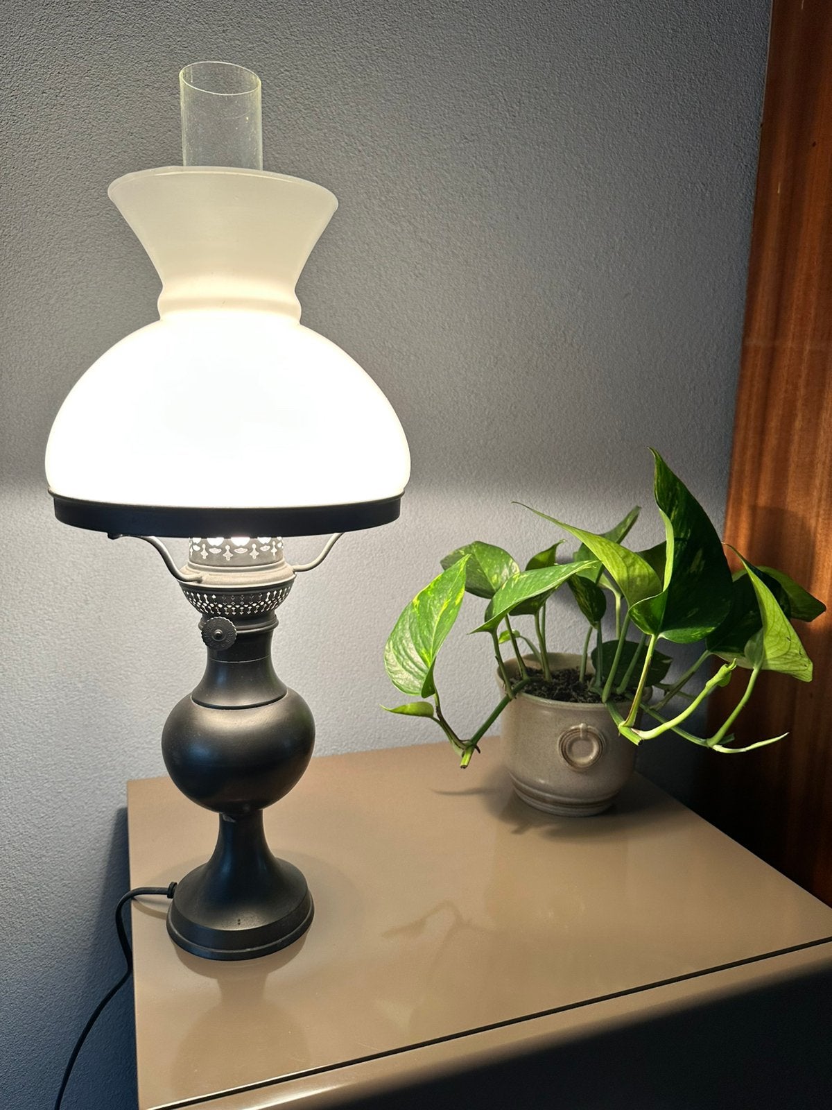 Vintage antiek electrische Kosmos Brenner lamp, Ophalen of Verzenden