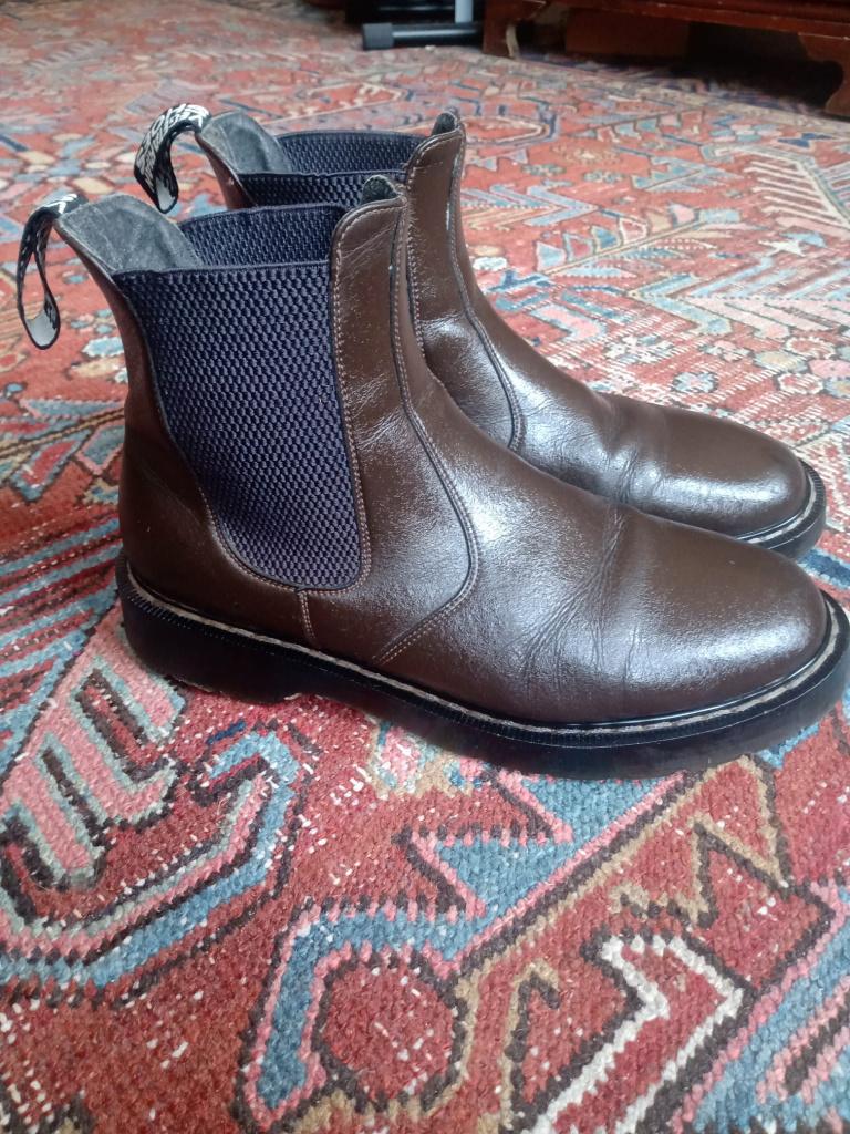 Vegan Chelsea Boots, Bruin, Verzenden, Lage of Enkellaarzen, Zo goed als nieuw