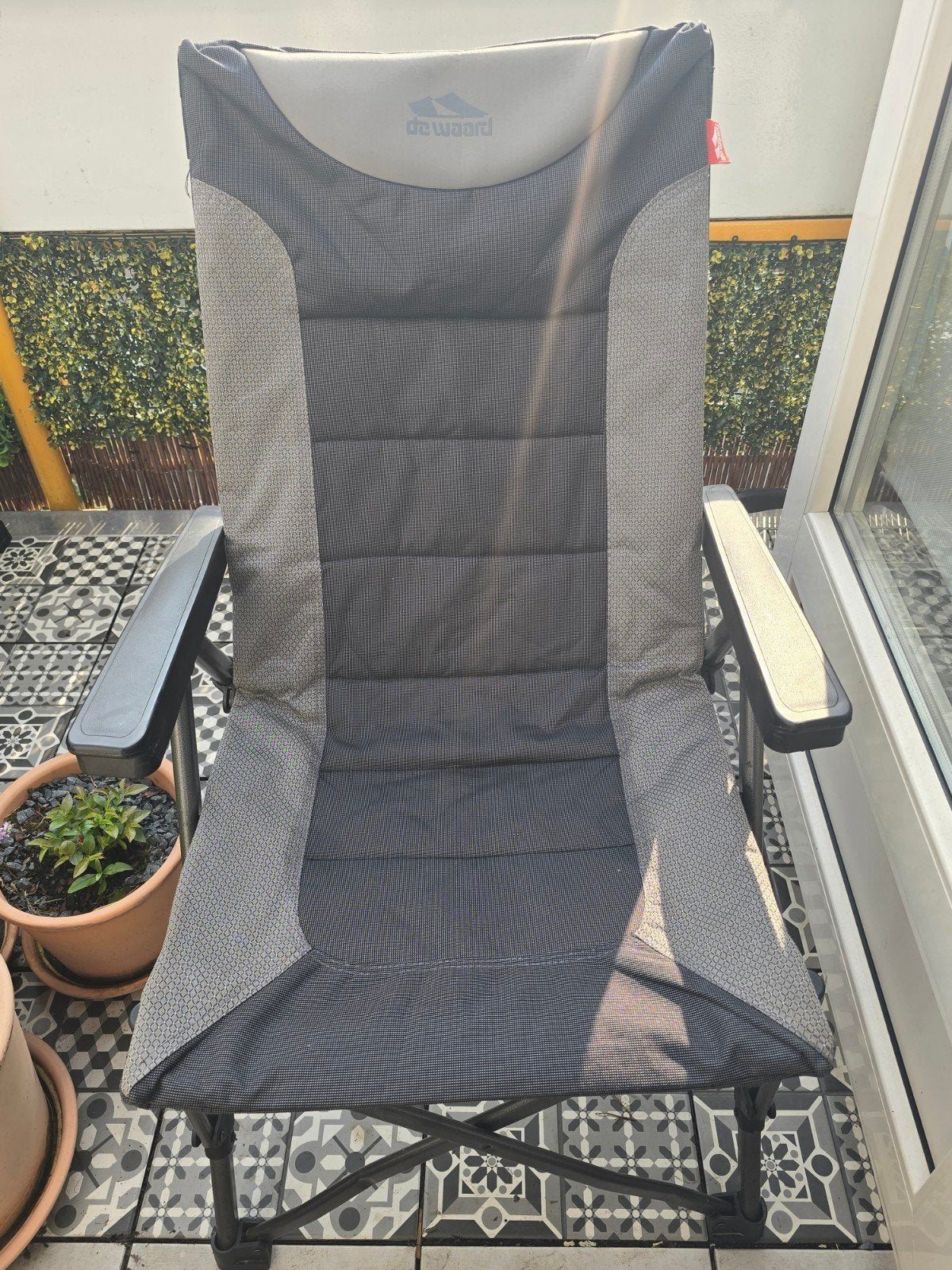 De Waard Vecht Campingstoel - Comfortabel en Opvouwbaar, Ophalen of Verzenden, Gebruikt, Campingstoel