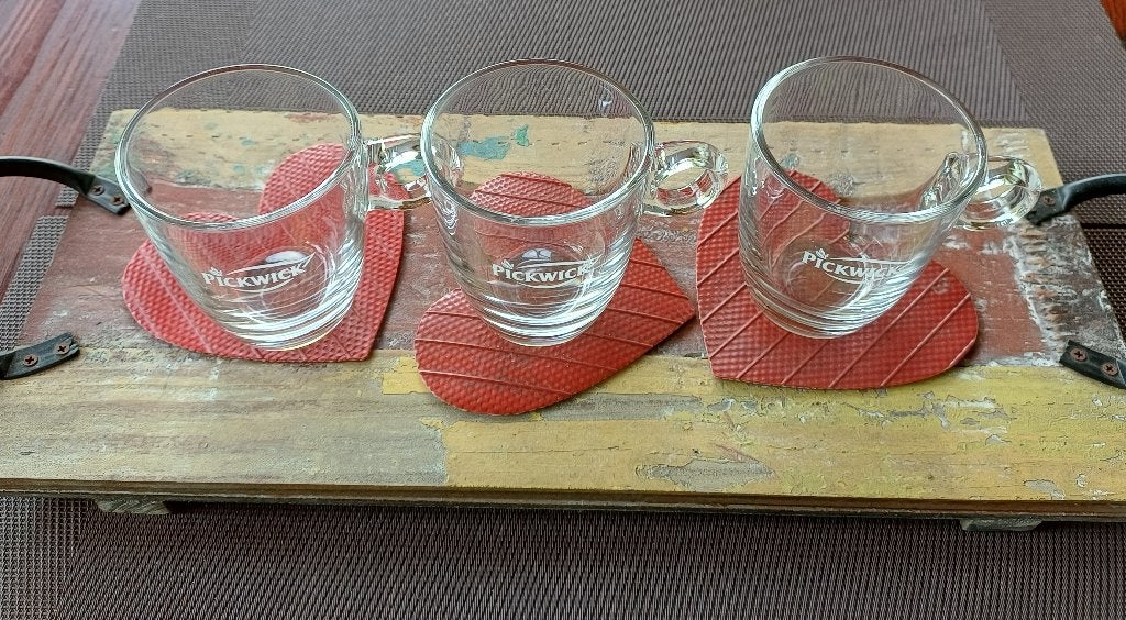 3  Pickwick glazen 14 cl ( Jola ), Huis en Inrichting, Keuken | Servies, Glas of Glazen, Ophalen of Verzenden, Overige stijlen